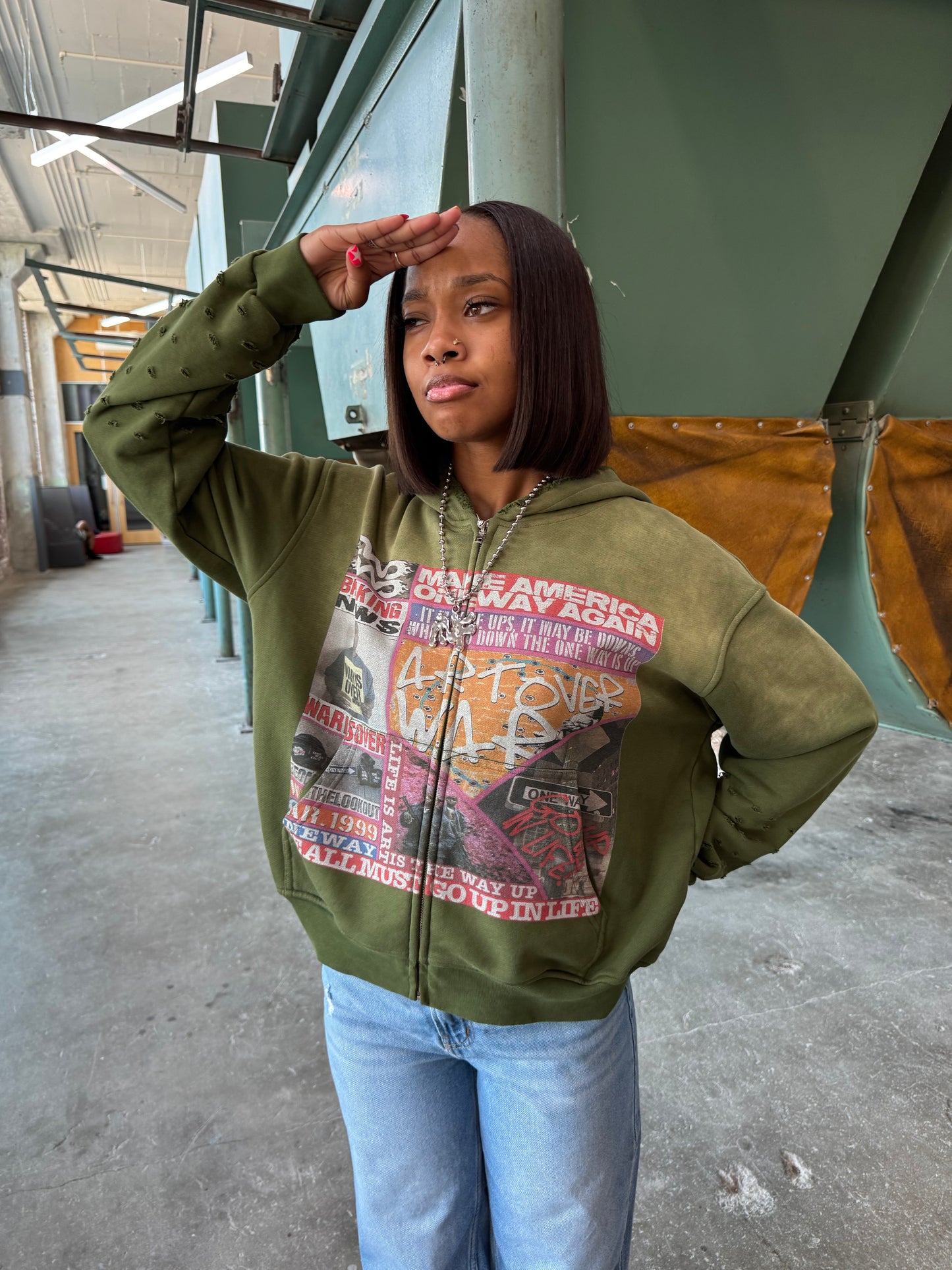 Breaking News Jacket (Green)